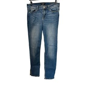 Judy Blue Skinny Fit Split Hem Stretch Jeans SZ 9/29